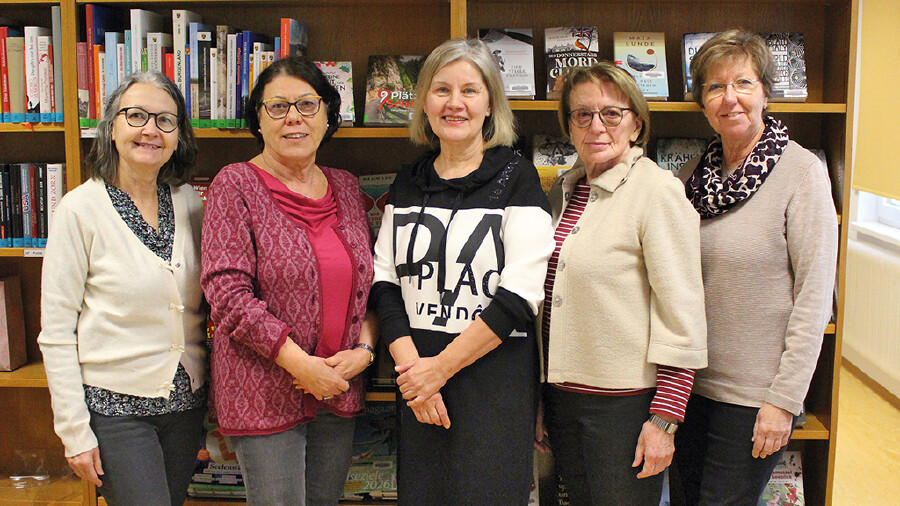 Das Team der AK B&uuml;cherei in P&ouml;ttsching