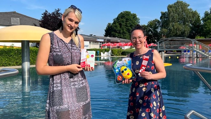 Freibad Aktion © AK Burgenland, AK Burgenland Freibad Aktion Bücherei Oberwart