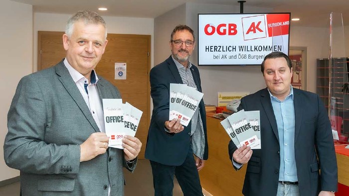 HO Folder © AK Burgenland, AK Burgenland Homeoffice, Kampagne © AK Burgenland, AK Burgenland