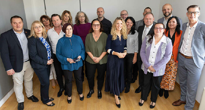 Gruppenfoto Ehrung Pensionsversicherungsanstalt