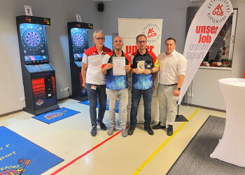 AK-ÖGB-Betriebssport lud zum Dartturnier
