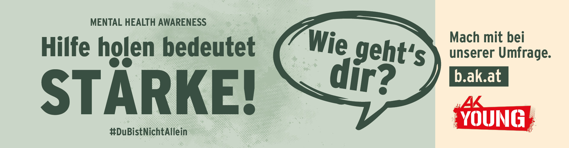 AK Young Umfrage zu Mental Health