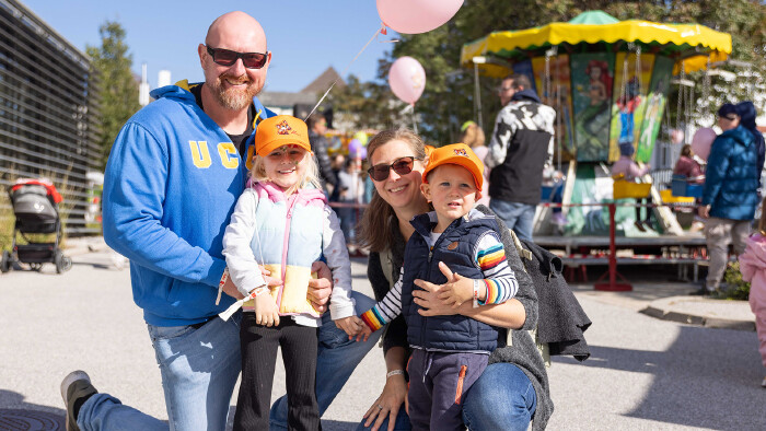 Zahlreiche strahlende Gesichter gab's wieder beim diesjährigen AK-ÖGB Familienfest.