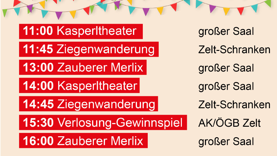 Timetable Familienfest