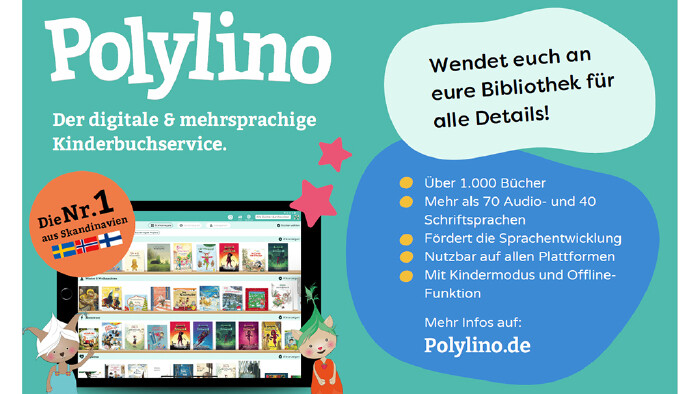 Der digitale & mehrsprachige Kinderbuchservice © Polylino, Polylino Polylino