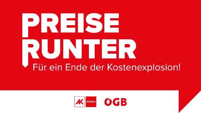 Preise runter © AK/ÖGB, AK/ÖGB Preise runter © AK/ÖGB, AK/ÖGB