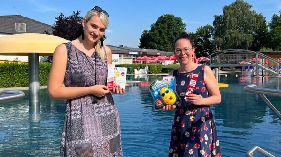 Freibad Aktion Bücherei Oberwart
