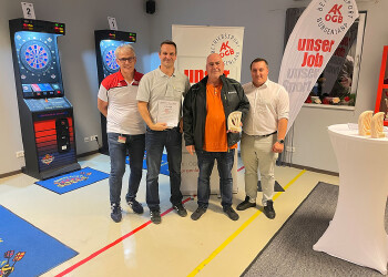 AK-ÖGB-Betriebssport lud zum Dartturnier