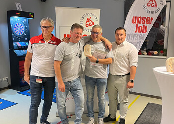 AK-ÖGB-Betriebssport lud zum Dartturnier