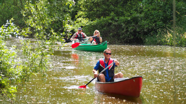 AK Card Angebot: Kanufahrt auf der Raab