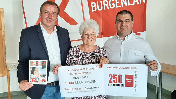 Lohnsteuerbilanz Oberwart © AK Burgenland, AK Burgenland Lohnsteuer